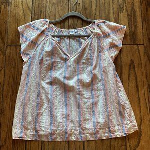 Gap Stripe Linen Shirt